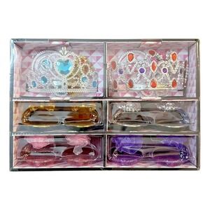 PicassoTiles Princess Dress Up Collection 20-Piece Crowns Shoes Jewelry Set NIB